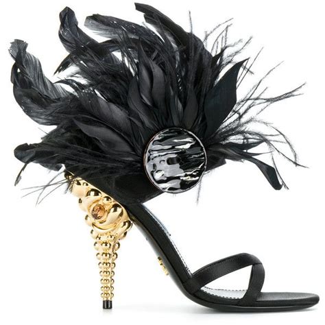 prada feather plume sandals|Prada ladies sandals.